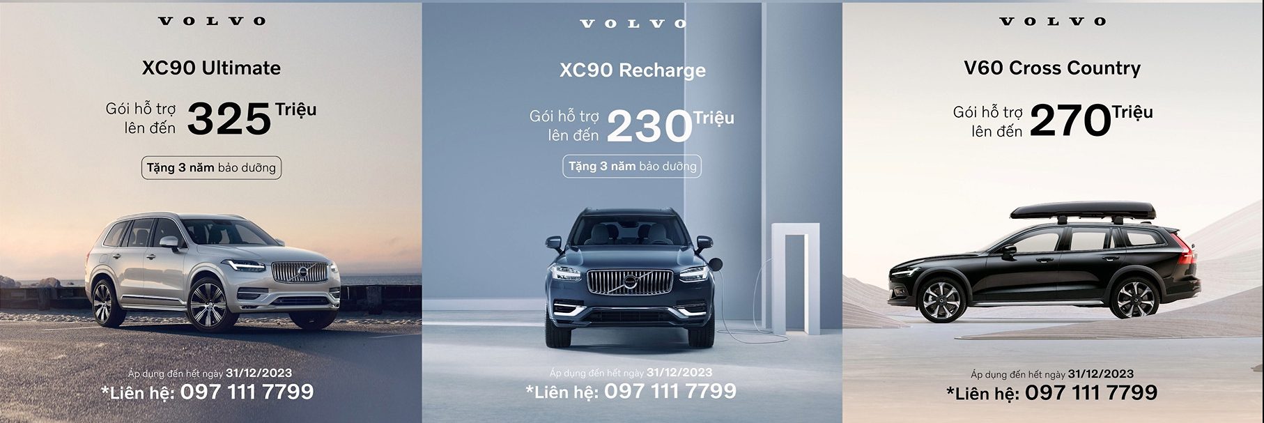 Volvo ưu đãi cực lớn cho các dòng xe trong tháng 12/2023