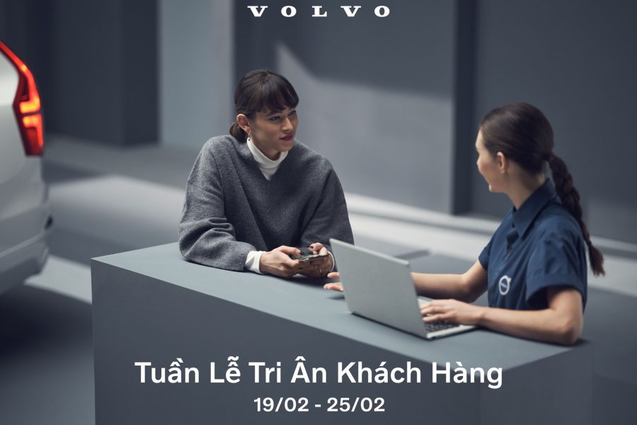 Để giúp cho những chuyến du xuân của Quý Khách hàng thêm mượt mà trong những ngày đầu năm rực rỡ, cũng như lời cảm ơn đến Quý Khách hàng đã ủng hộ Volvo thời gian qua, Volvo Car Vietnam triển khai Chương trình "Tuần Lễ Tri Ân Khách Hàng" từ ngày 19/02/2024 đến ngày 25/02/2024.