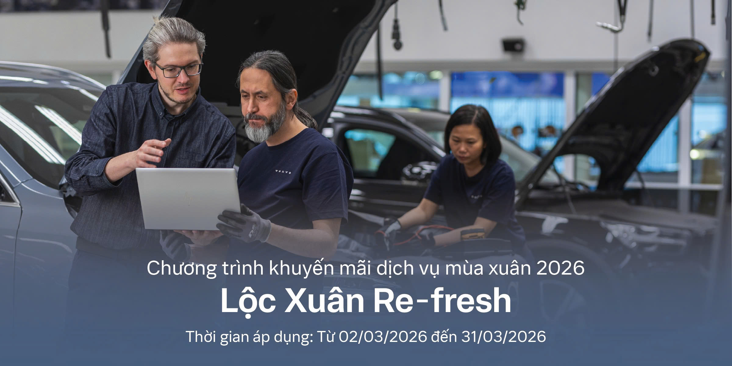 LỘC XUÂN RE-FRESH – ƯU ĐÃI DỊCH VỤ MÙA XUÂN TẠI VOLVO CAR HÀ NỘI 2026