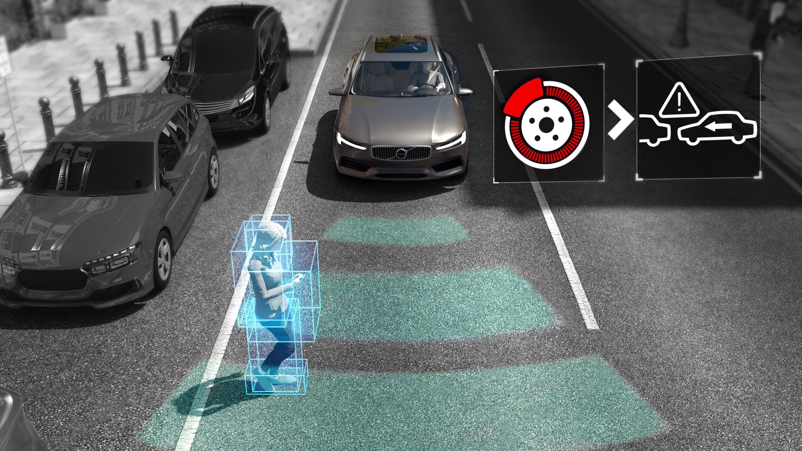 City Safety: hệ thống phanh tự động khẩn cấp của Volvo